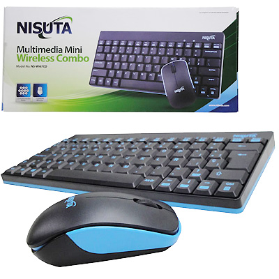 KIT TECLADO Y MOUSE NISUTA INALAMBRICO COMPACTO ESPANOL KIT TECLADO Y MOUSE NISUTA INALAMBRICO COMPACTO ESPANOL
