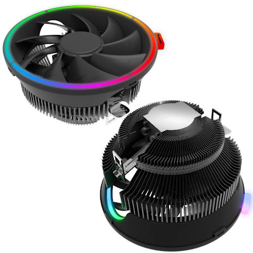 COOLER SOCKET 115x 1200 1366 1700 775 GAMEMAX GAMMA 200 (Idem codigo 1302014)