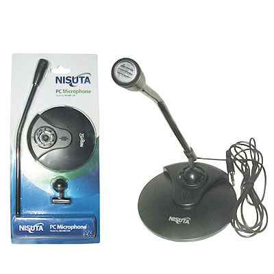 MICROFONO PARA PC DE PIE NISUTA NSMIC130 MICROFONO PARA PC DE PIE NISUTA NSMIC130