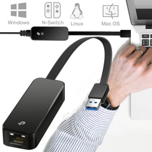ADAPTADOR RED RJ45 USB-A GIGABIT TP-LINK UE306 USB 3.0