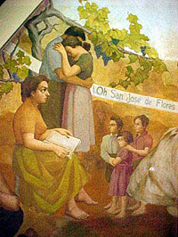 Mural en la GalerÃ­a San Jose de Flores